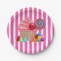 Oh sweet Candyland paper Plates