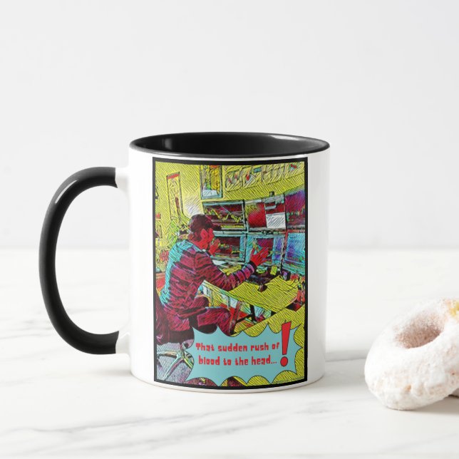 'Oh THAT Zone' Trader Two Tone Mug (With Donut)