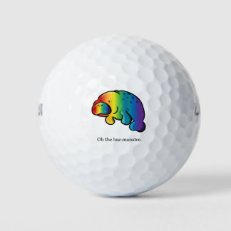 oh the hue-manatee golf balls