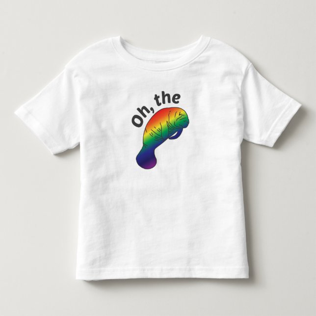 Oh the Hue Manatee T-Shirt (Front)