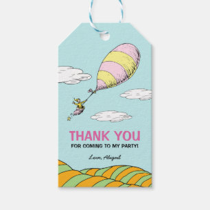 Oh, The Places She'll Go! - First Birthday Gift Tags