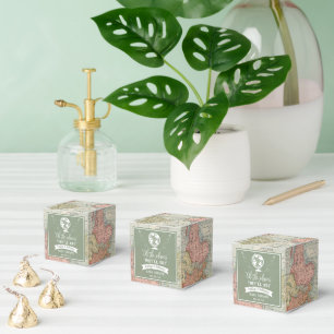 "Oh The Places They'll Go!" Travel Map Baby Shower Favour Box