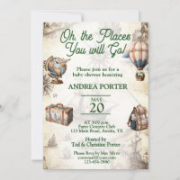 Oh The Places You Will Go Travel Theme Baby Shower