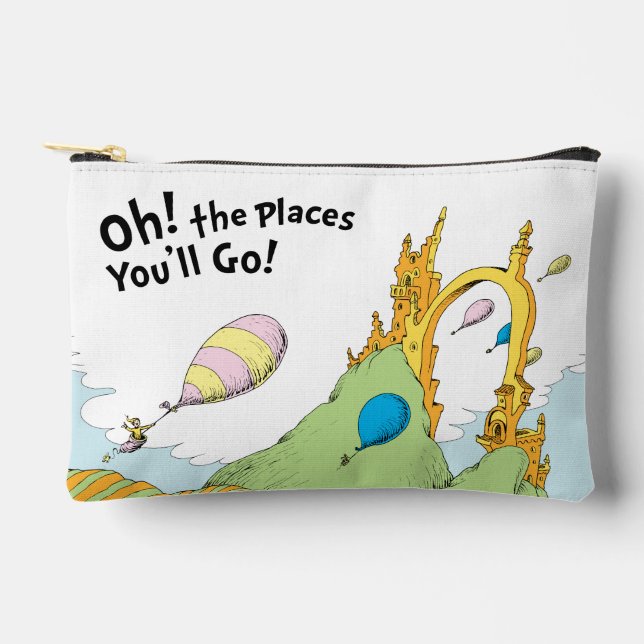 Oh! The Places You'll Go! Accessory Pouch (Front)
