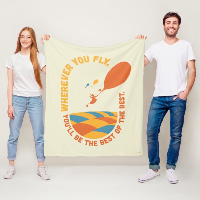 Oh, The Places You'll Go! "Best of the Best" Fleece Blanket (In Situ)