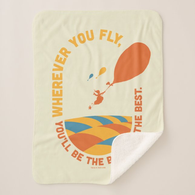 Oh, The Places You'll Go! "Best of the Best" Sherpa Blanket (Front)