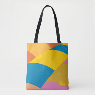Oh, The Places You'll Go! Colourful Balloon Stripe Tote Bag