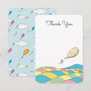 Oh! The Places You'll Go! Girl Birthday Thank You Invitation
