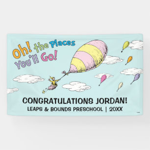 Oh, The Places You'll Go! Graduation Announcement Banner