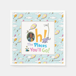 Oh, The Places You'll Go! Graduation Announcement Napkin