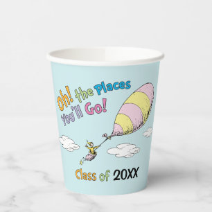 Oh, The Places You'll Go! Graduation Paper Cups