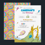Oh, The Places You'll Go Kids Birthday Invitation<br><div class="desc">Celebrate a special milestone with the whimsical charm of Dr. Seuss! Our "Oh, the Places You'll Go!" birthday invitation is the perfect way to invite friends and family to an unforgettable celebration. Featuring the iconic artwork from the beloved book, this invitation captures the excitement and adventure of life's journey. Customisable...</div>