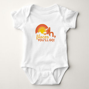 Oh, The Places You'll Go! Landscape Typography Baby Bodysuit