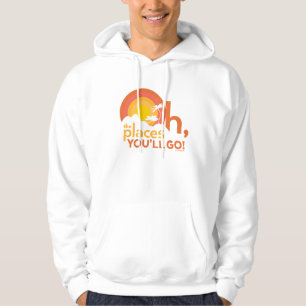 Oh, The Places You'll Go! Landscape Typography Hoodie