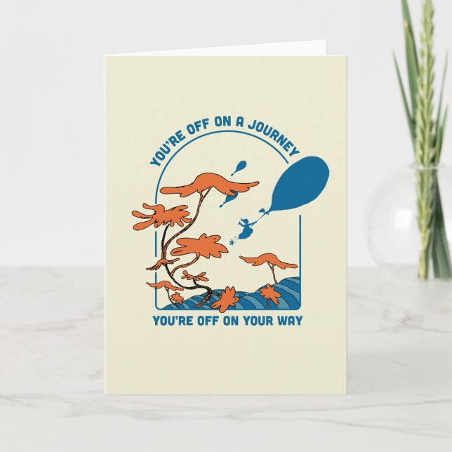 Oh, The Places You'll Go! "Off on a Journey" Card (Front)