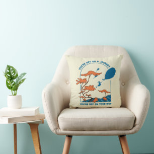 Oh, The Places You'll Go! "Off on a Journey" Cushion