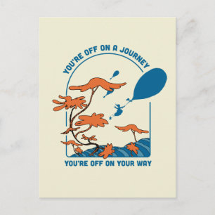 Oh, The Places You'll Go! "Off on a Journey" Postcard