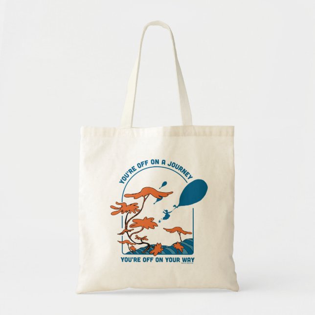 Oh, The Places You'll Go! "Off on a Journey" Tote Bag (Front)