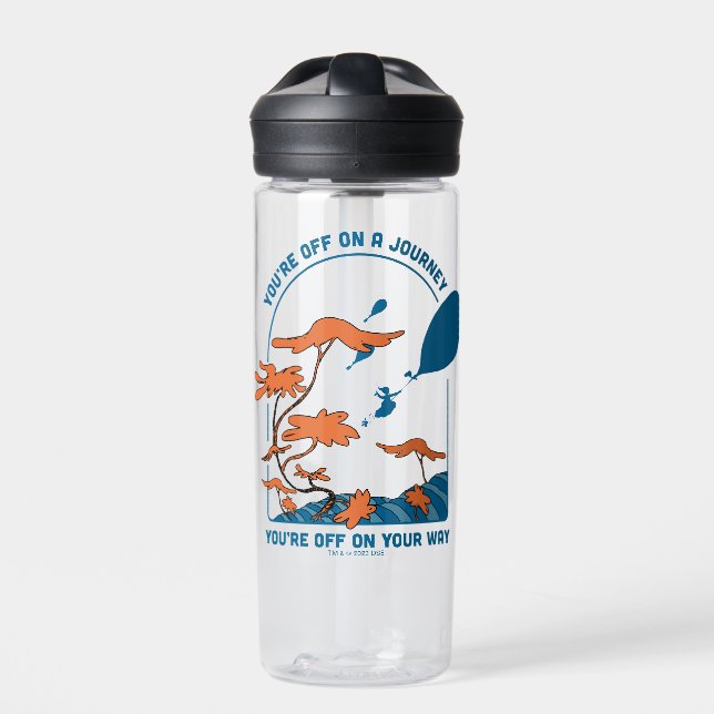 Oh, The Places You'll Go! "Off on a Journey" Water Bottle (Front)