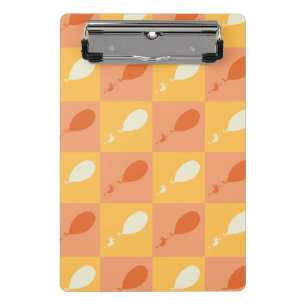 Oh, the Places You'll Go Orange Block Pattern Mini Clipboard