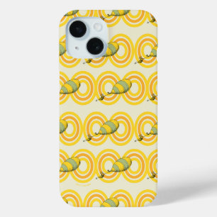Oh, the Places You'll Go   Orange Pattern iPhone 15 Case