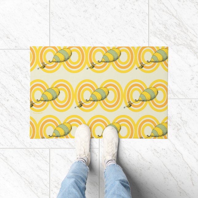Oh, the Places You'll Go | Orange Pattern Doormat (Indoor)