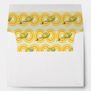 Oh, the Places You'll Go   Orange Pattern Envelope