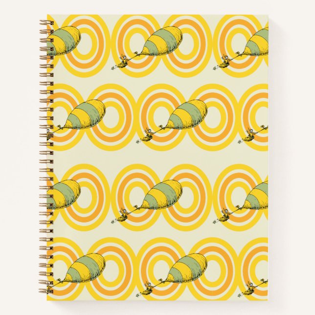 Oh, the Places You'll Go | Orange Pattern Notebook (Front)