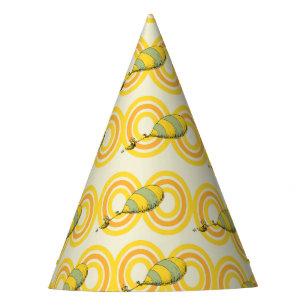 Oh, the Places You'll Go   Orange Pattern Party Hat