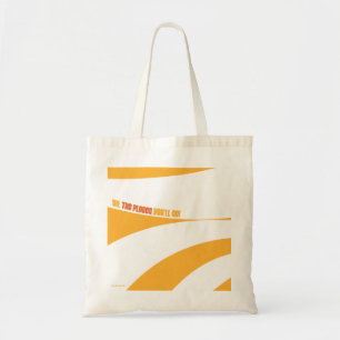 Oh, The Places You'll Go! Orange Swirls Tote Bag
