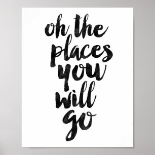 Oh The Places You'll Go Poster