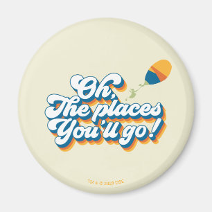 Oh, The Places You'll Go! Quote with Balloon Magnet