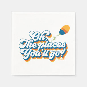 Oh, The Places You'll Go! Quote with Balloon Napkin