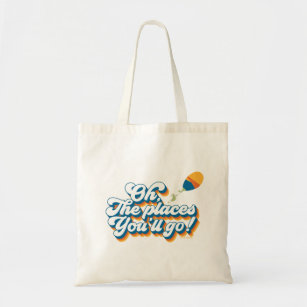 Oh, The Places You'll Go! Quote with Balloon Tote Bag
