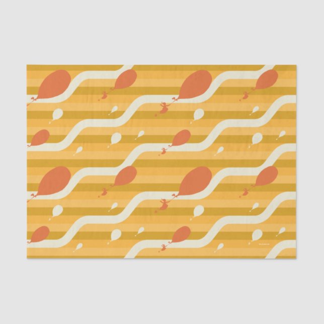 Oh, The Places You'll Go! Retro Balloon Pattern Tissue Paper (Front)