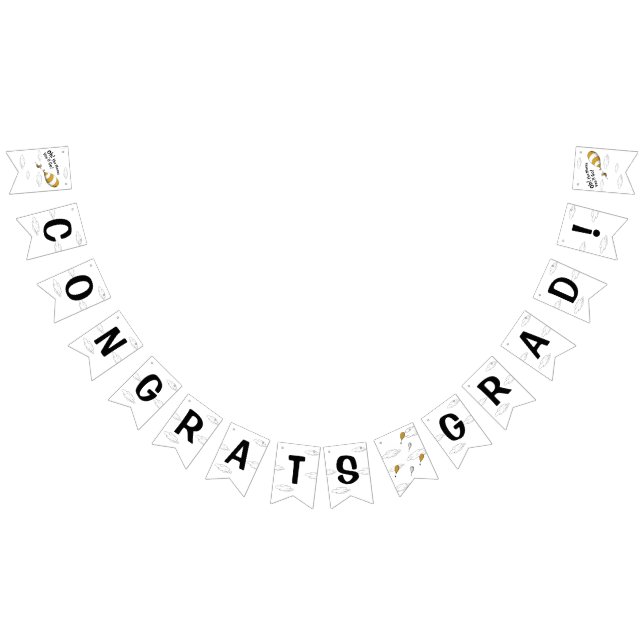 Oh, The Places You'll Go! Retro Graduation Bunting (All)