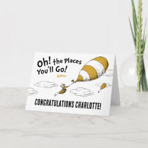 Oh, The Places You'll Go! Retro Graduation Card