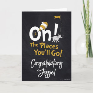 Oh, The Places You'll Go! Retro Graduation Card