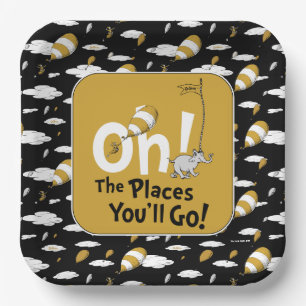 Oh! The Places You'll Go! Retro Graduation Paper Plate