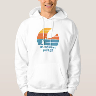 Oh, The Places You'll Go! Retro Sunset Hoodie