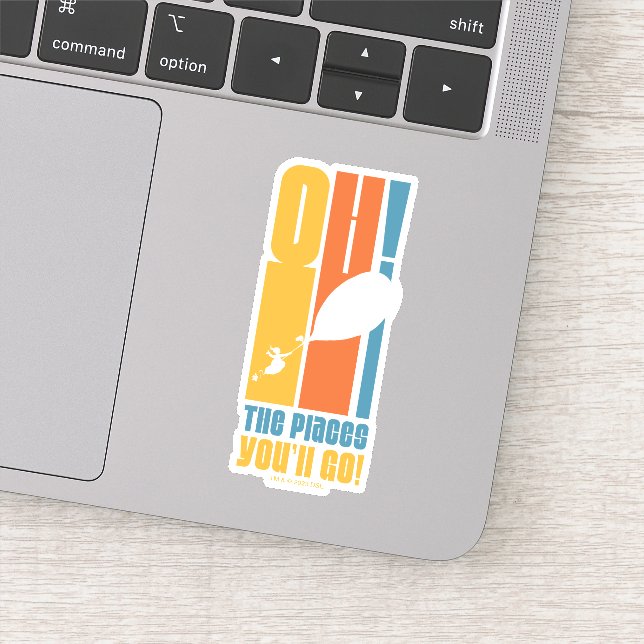 Oh, The Places You'll Go! Tall Retro Typography (Detail)