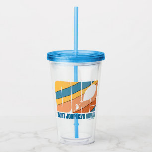 Oh, The Places You'll Go! "What Journeys Await" Acrylic Tumbler