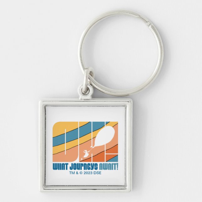 Oh, The Places You'll Go! "What Journeys Await" Key Ring (Front)