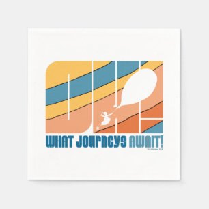 Oh, The Places You'll Go! "What Journeys Await" Napkin
