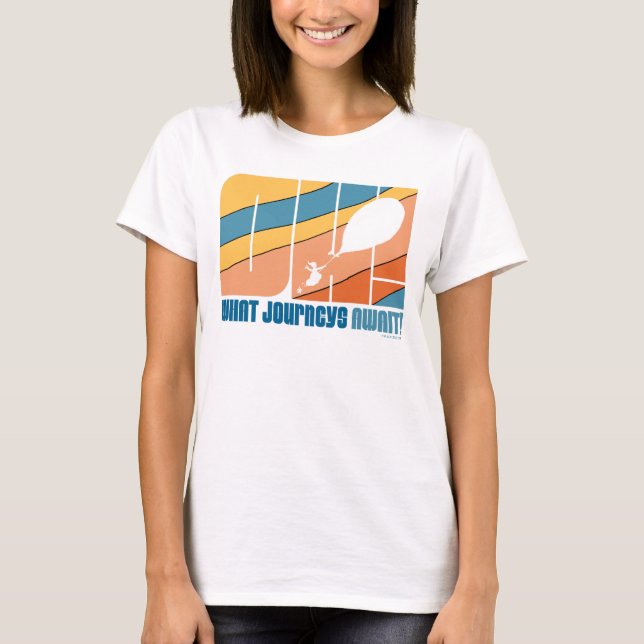 Oh, The Places You'll Go! "What Journeys Await" T-Shirt (Front)