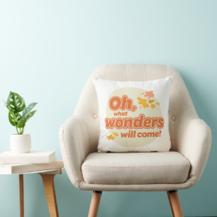 Oh, The Places You'll Go! "What Wonders Will Come" Cushion