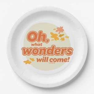 Oh, The Places You'll Go! "What Wonders Will Come" Paper Plate