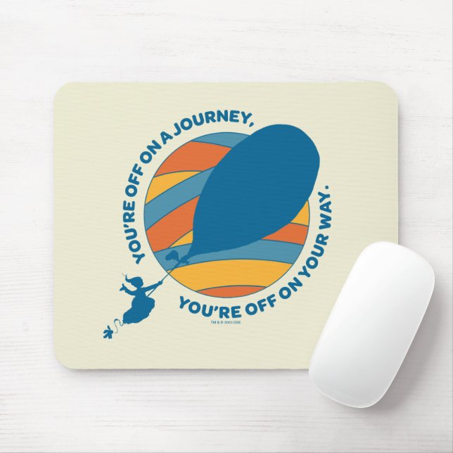 Oh, The Places You'll Go! "You're Off On Your Way" Mouse Mat (With Mouse)