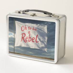Oh to be a Rebel Metal Lunch Box