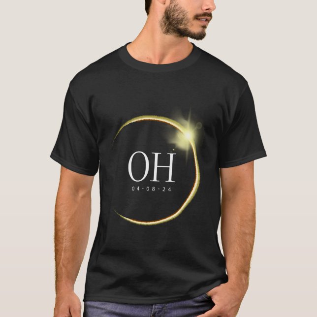Oh Total Solar Eclipse 2024 T-Shirt (Front)